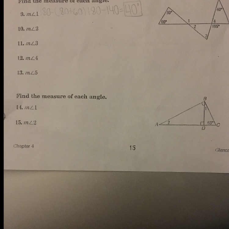 Find the measure of each triangle.-example-1