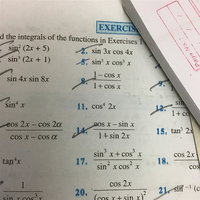 Solve the 11th sum. Cos^2 2x-example-1