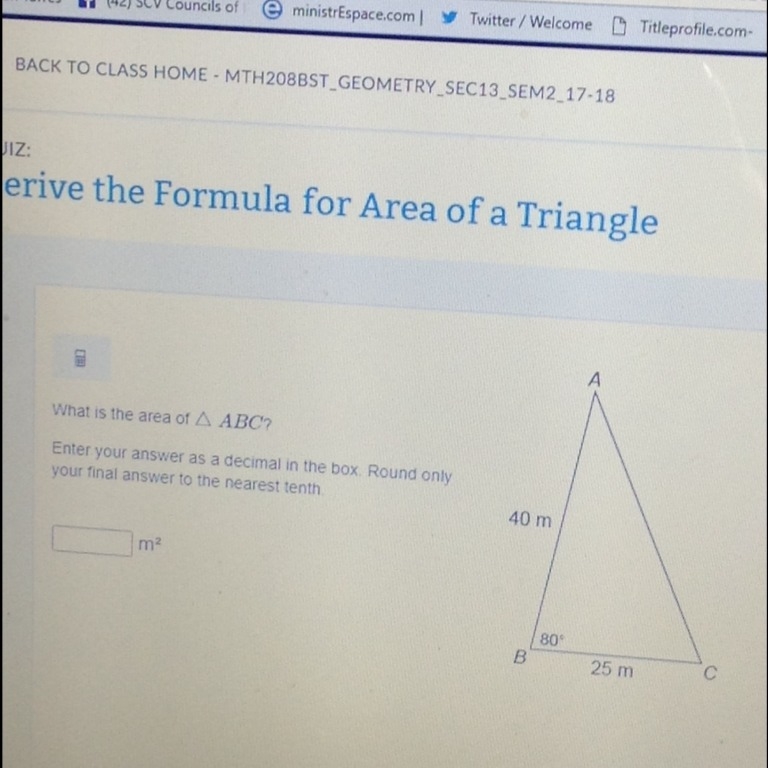 What is the area of triangle ABC-example-1