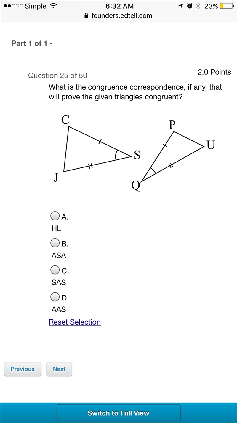 Geometry math question no Guessing and Please show work thank you-example-1