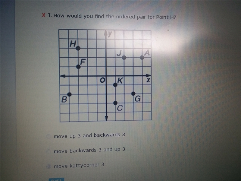 How would you find the ordered pair for point H-example-1