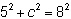 Which equation could be used to find the length of the hypotenuse?-example-3