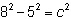 Which equation could be used to find the length of the hypotenuse?-example-5