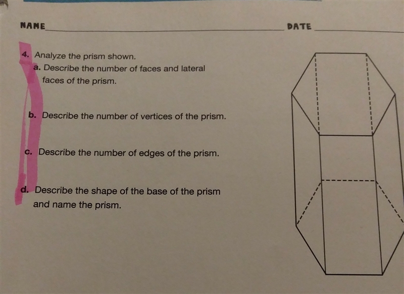 Analyze prism shown, thank you.-example-1