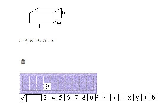 Find the diagonal of the rectangular solid with the given measures. (Part of the answer-example-1