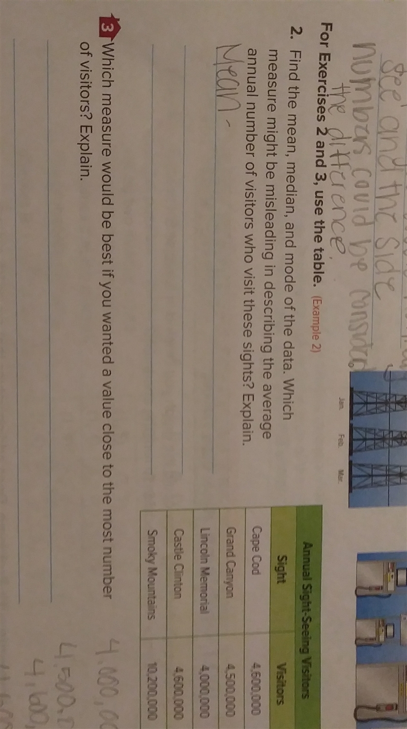 What is the mean median and mode-example-1