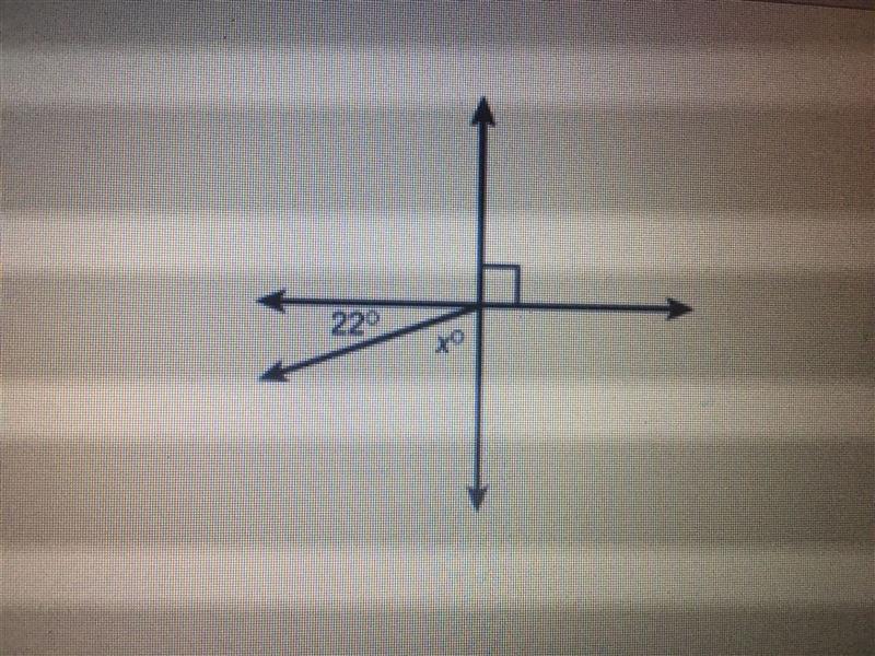 What is the value of x in the figure? x= ?-example-1