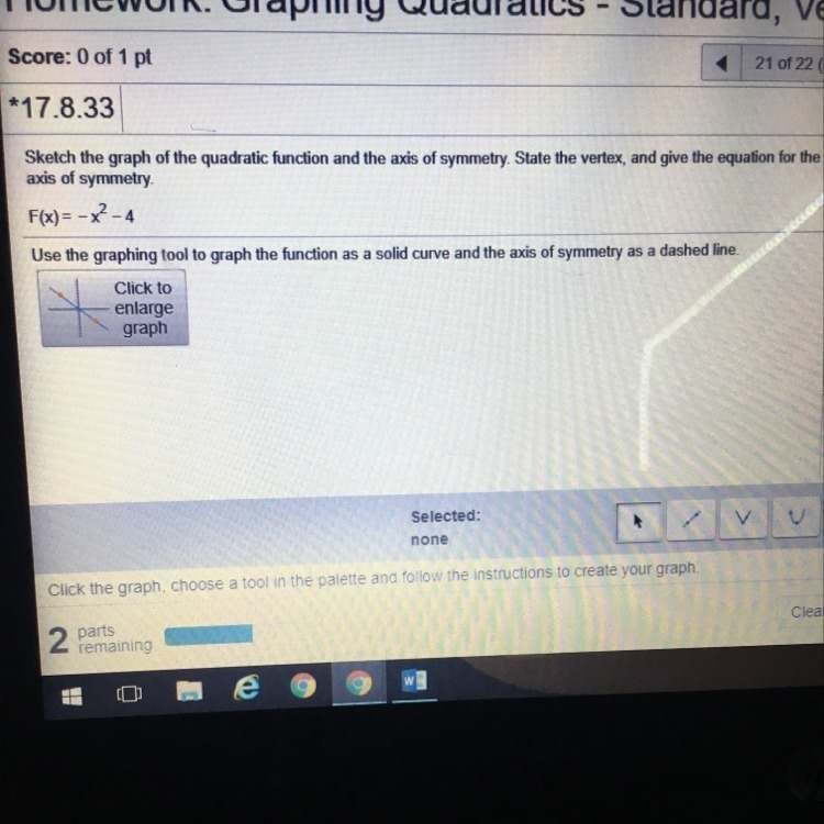 How can I can the Graphing the function-example-1