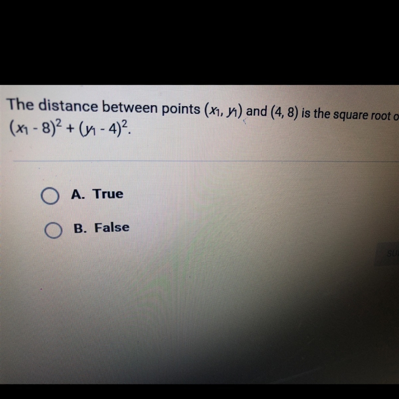 True or False. WORTH 10 points.-example-1