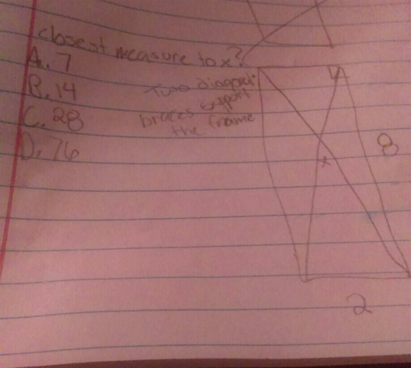 What is the measure of X-example-1