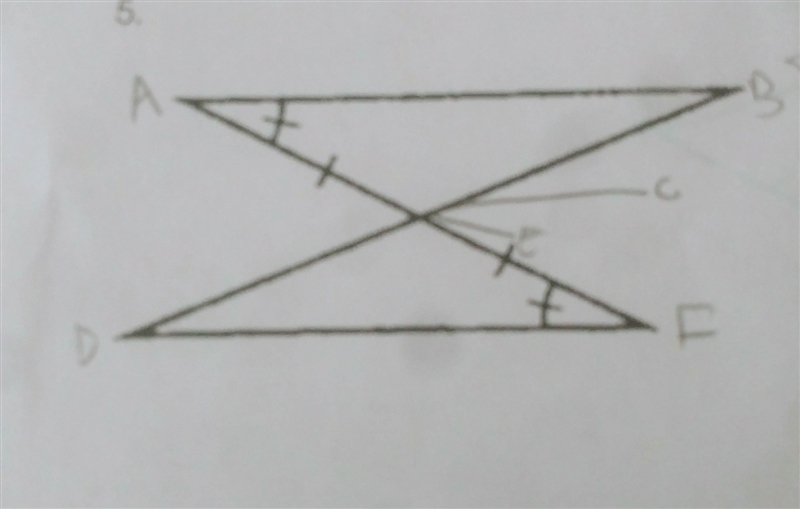 When finding out if 2 triangles are congruent, is it possible to only use a side and-example-1