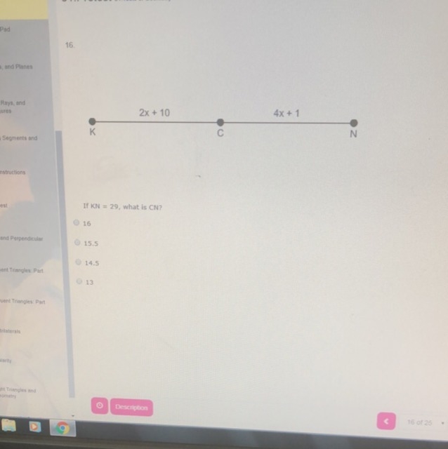 If KN=29, what is CN?-example-1