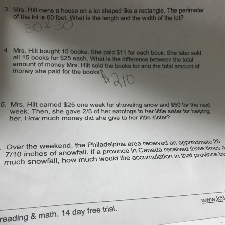 I need help on number 5 I do not know what to do-example-1