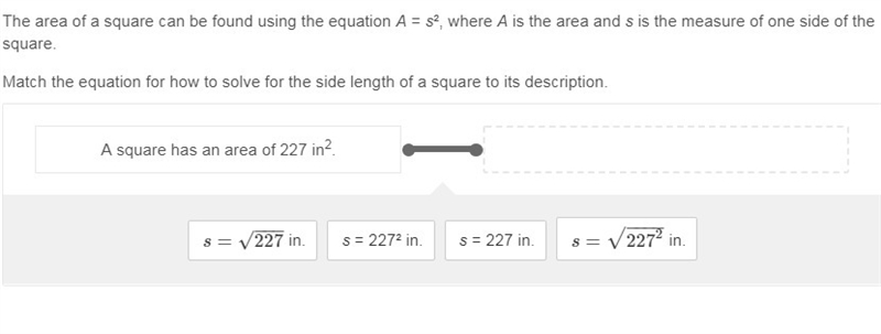 Please help, it's an emergency!!!!!!!!!!!!!!!!!!! The area of a square can be found-example-1