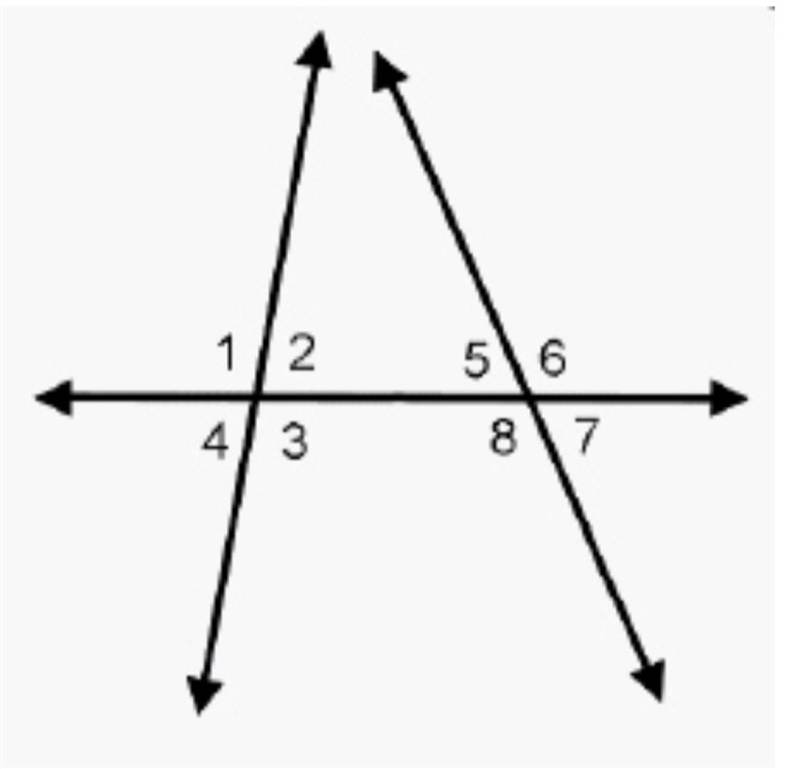 In the diagram, the measure of angle 8 is 124°, and the measure of angle 2 is 84°. what-example-1