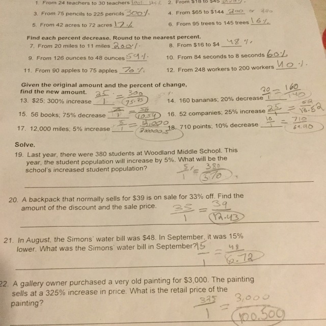 Can you check my paper? If I got any wrong please tell me the correct answers.-example-1