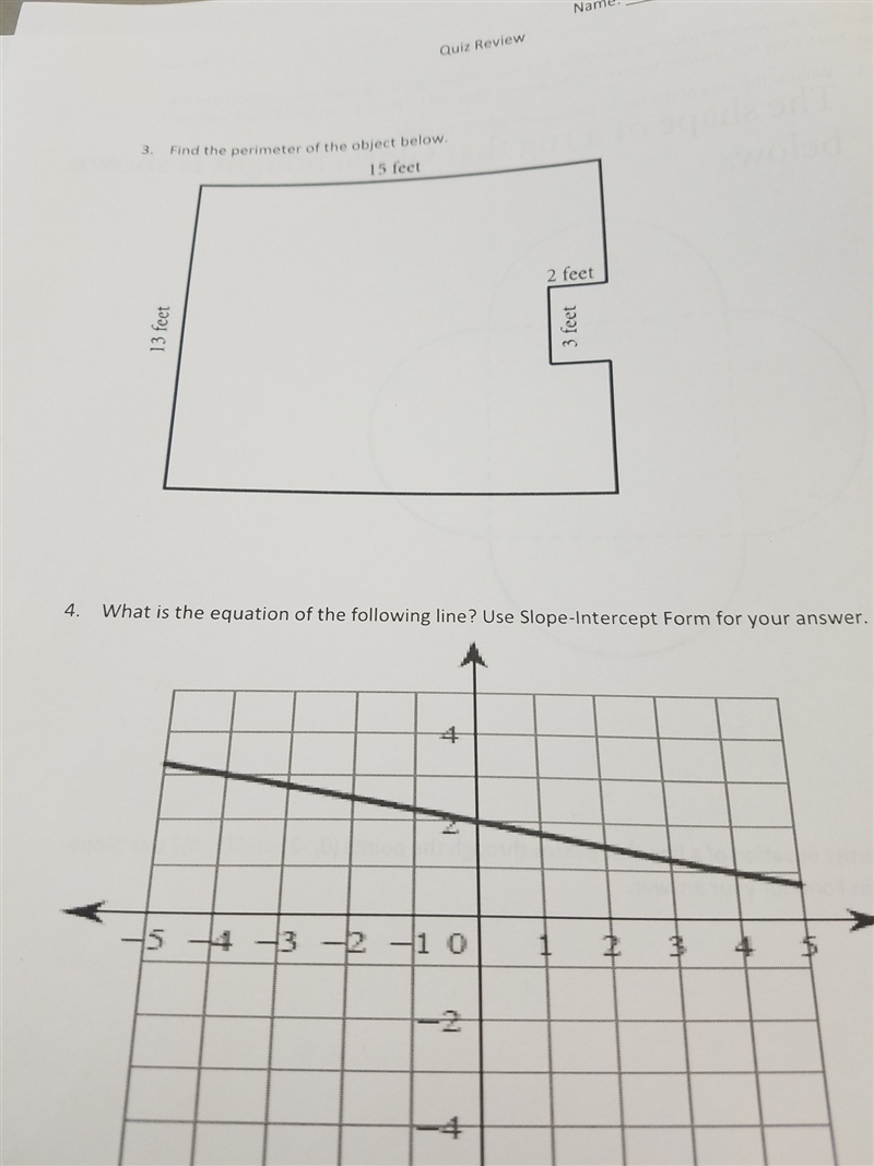 Can somebody help me with this problem . 3.)find the perimeter of the object below-example-1