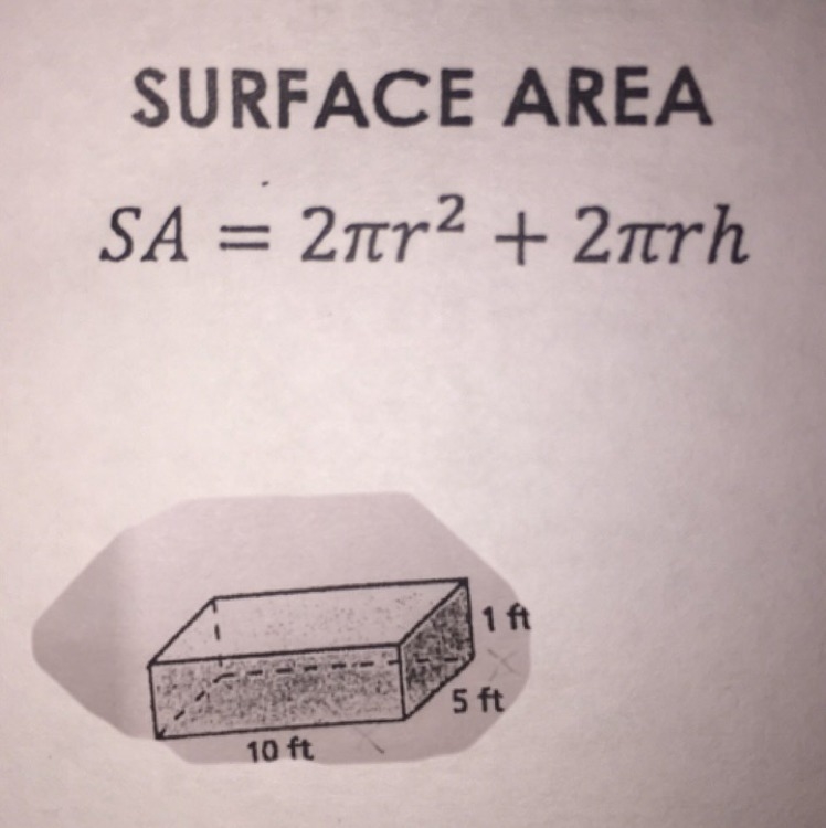 What is the surface area and what do I need to do?-example-1