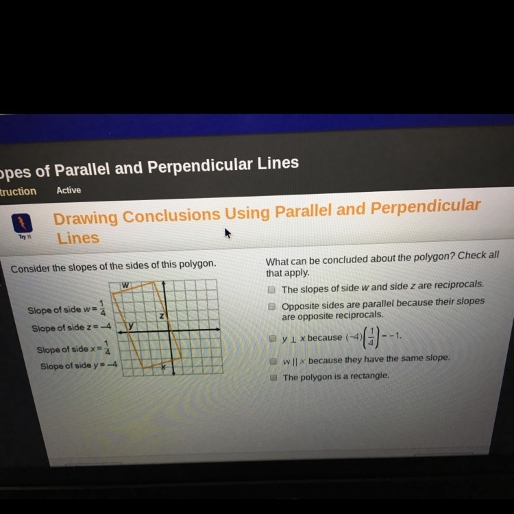 What can be concluded about the polygon?-example-1