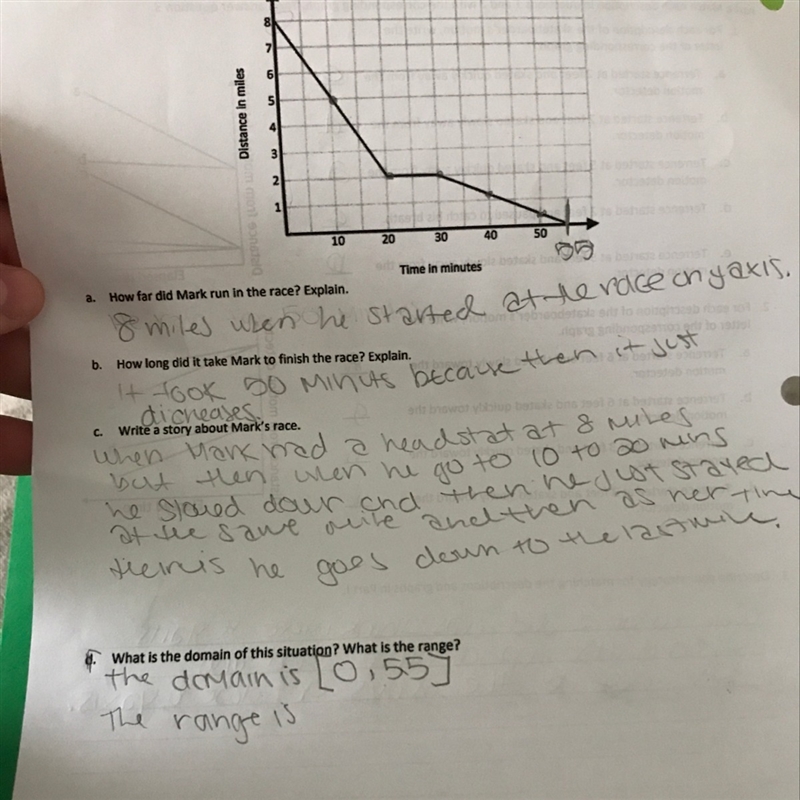 What is the domain of this situation? What is the range?-example-1