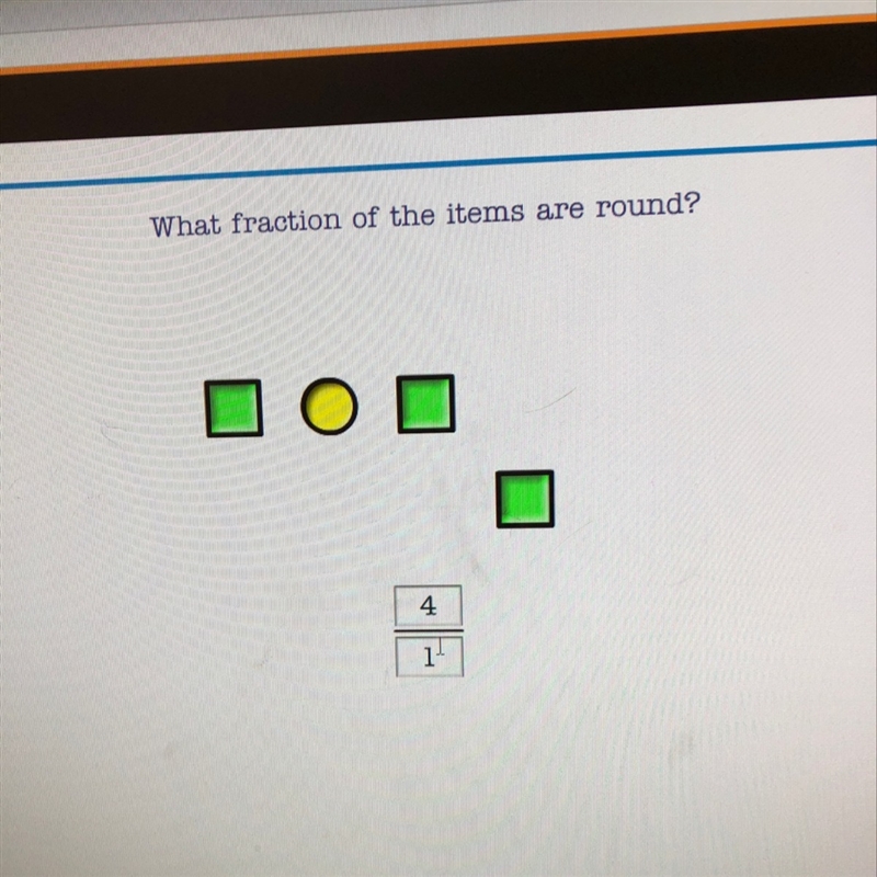 What is the Fraction of the items are round-example-1