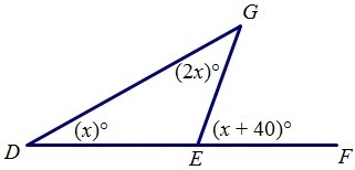 Find m/FEG A.20 B.40 C.60 D.120-example-1