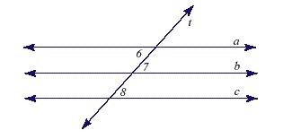 Match the reasons with the statements in the proof. Given: m 6 = m 8 b | | c Prove-example-1