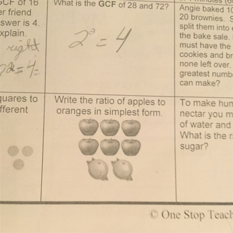 Write the ratio of apples to oranges in simplest form? Help plz-example-1