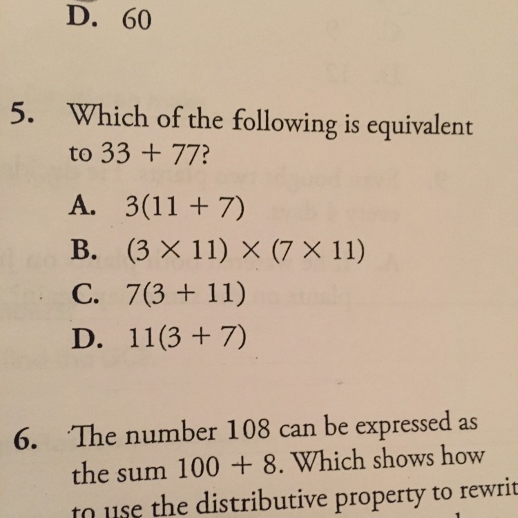 Which of these is equivalent to 33+77-example-1