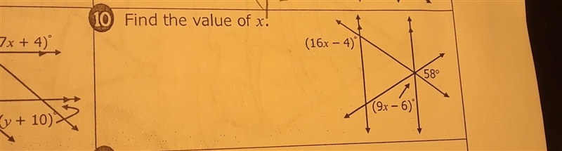 What are the steps to finding X?-example-1