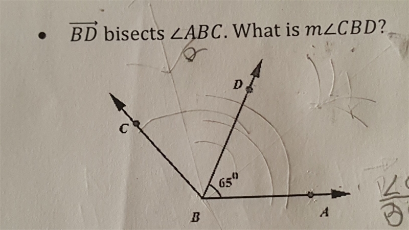 BD bisects ABC what is mCBD-example-1