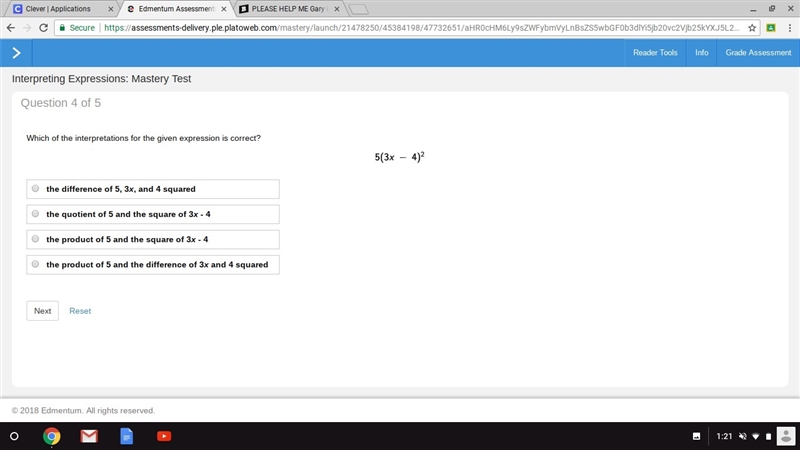 Which of the interpretations for the given expression is correct?-example-1