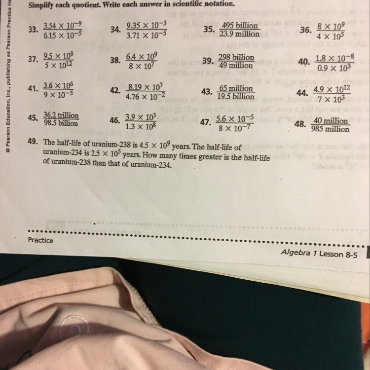 Can someone please help me with all the question up to 49-example-1