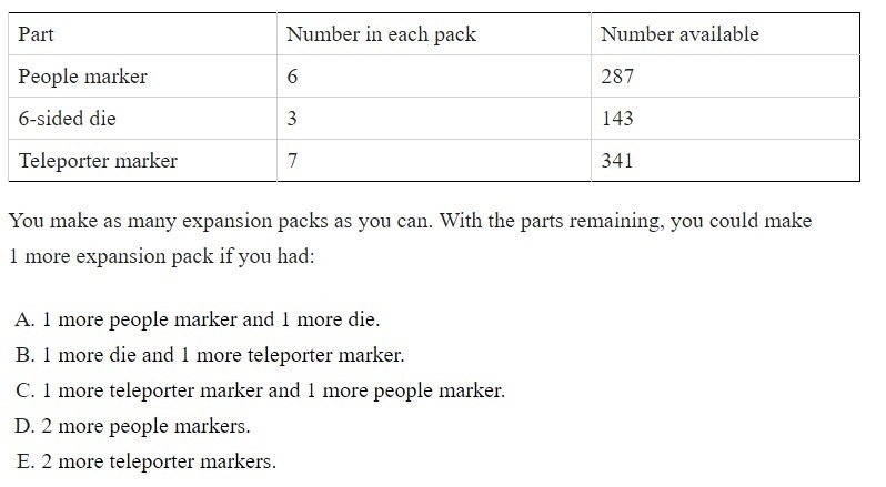 (please explain how you got the answer. thanks) You are packaging expansion packs-example-1