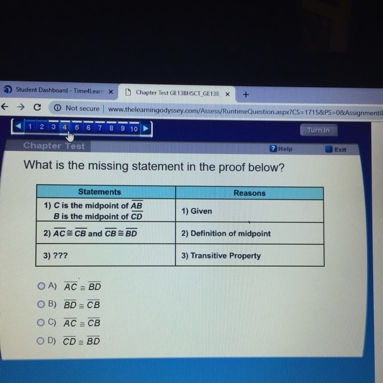 What is the missing statement in the proof below ?-example-1