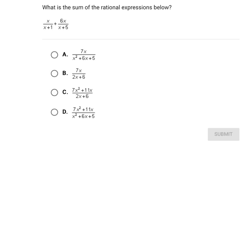 What is the sum of the rational expression-example-1