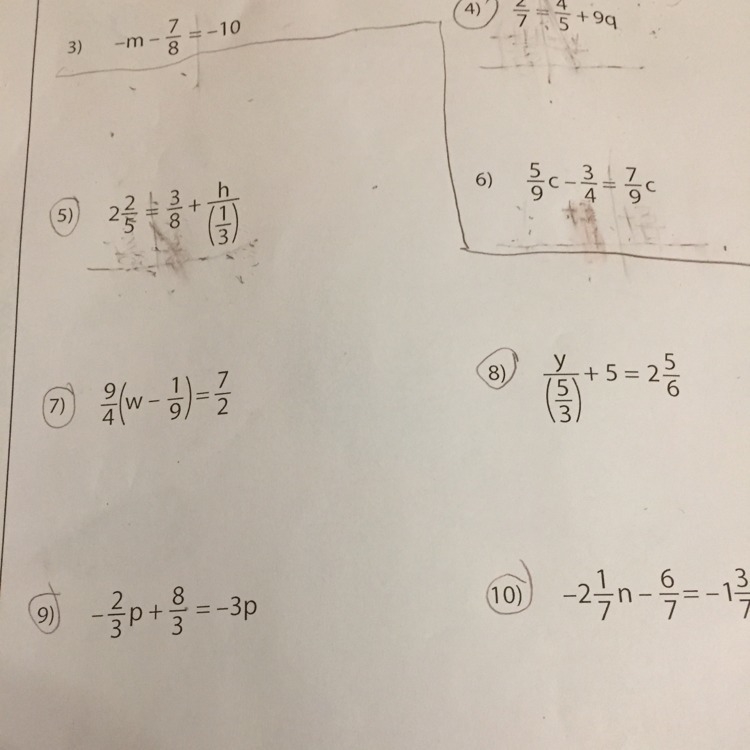 This is the rest of those 2 step equations with fractions teacher didnt help and taking-example-1