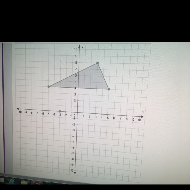 Graph the image of this figure after a dilation with a scale factor of 1/2 centered-example-1