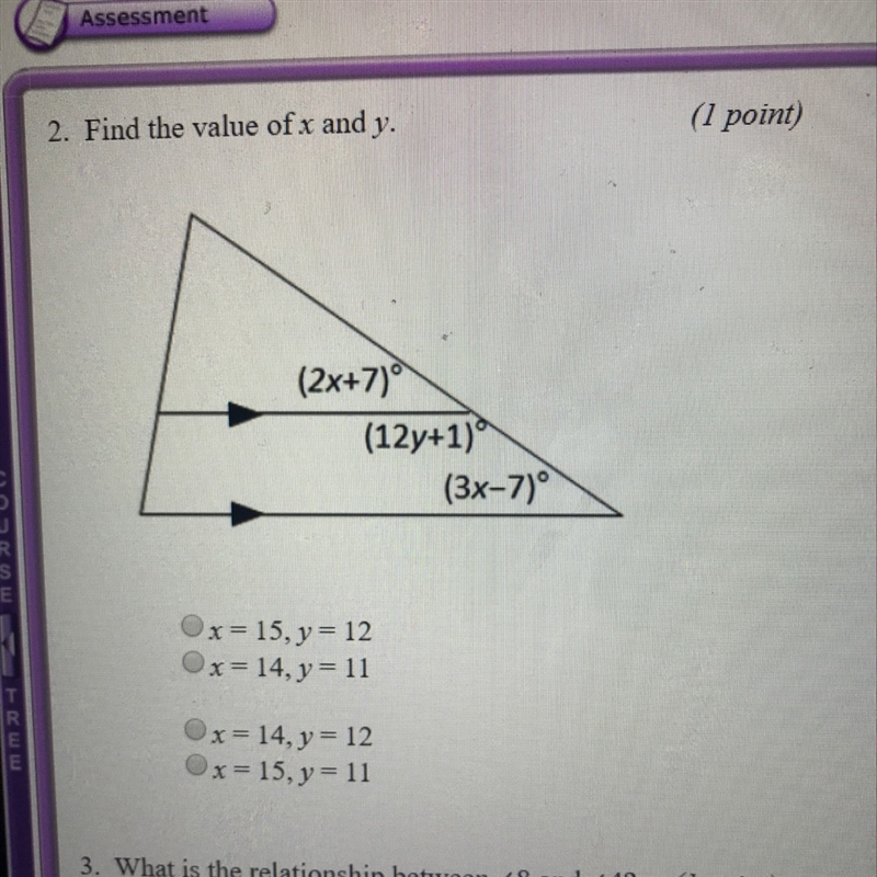 Find the value of x and y.-example-1