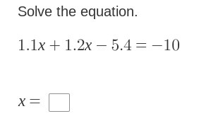 Pls Solve the equation. Show your work (explain how you got that answer pls. I don-example-1