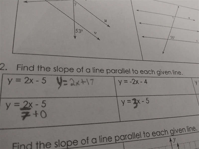 How do i find tge slope of y=2×+17-example-1