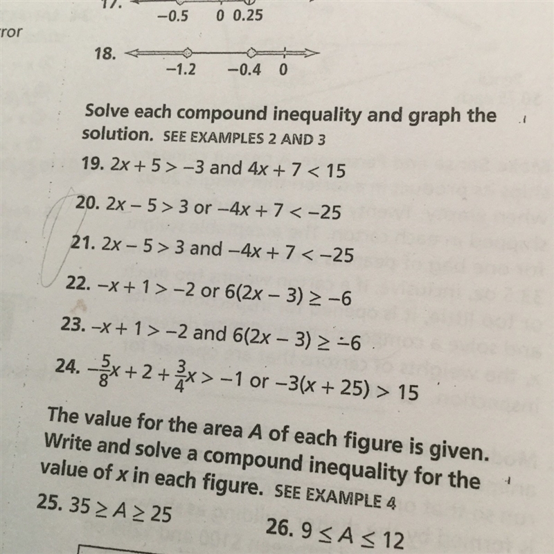 In compound inequalities what’s the difference between “and”...and...“or” I know how-example-1