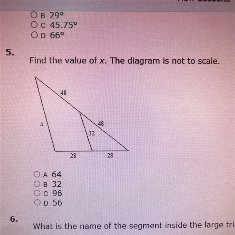 Find the value of x.-example-1