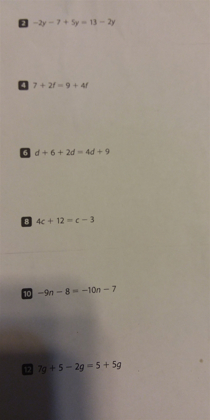 Solve whether the equation have 1 solution no solution or infinity solution-example-1