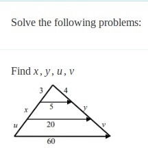 Find u and v only please:-example-1