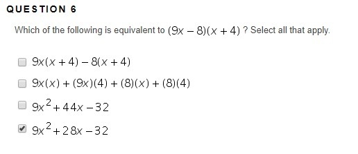 Need quick asap help with a math problem. Are their any other equations that are equivalent-example-1