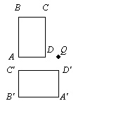 Rotate the parallelogram 180° clockwise about point Q. A.-example-3