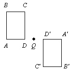 Rotate the parallelogram 180° clockwise about point Q. A.-example-4