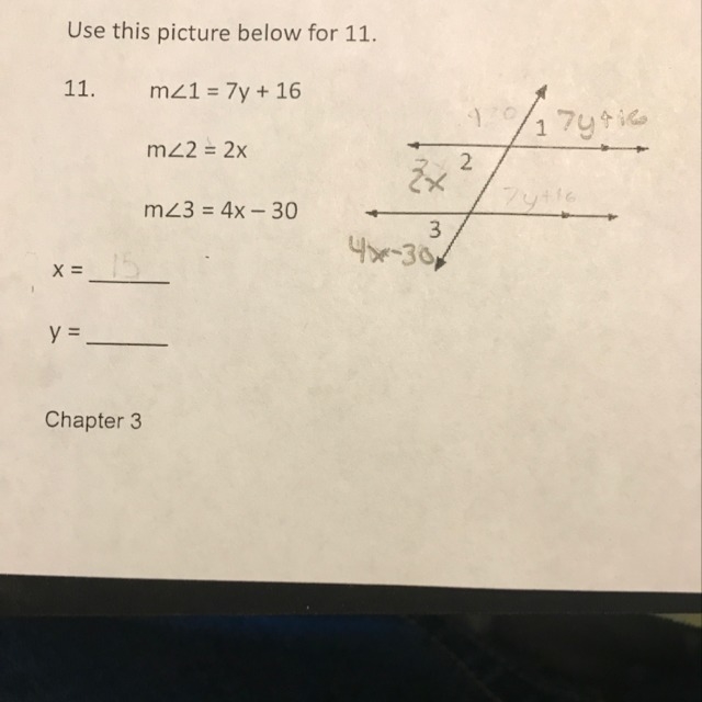 How do I solve to find x and y??-example-1