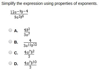 Simplify the expression using properties of exponents.-example-1